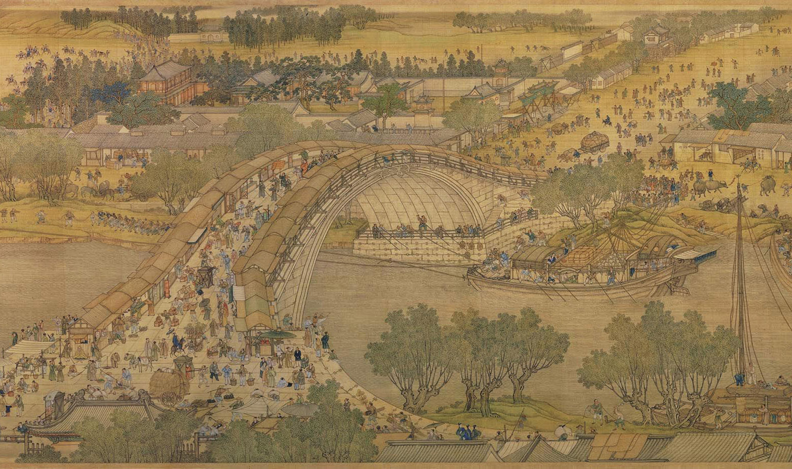 A Lo Largo Del R O Durante El Festival Qingming El Manuscrito De M