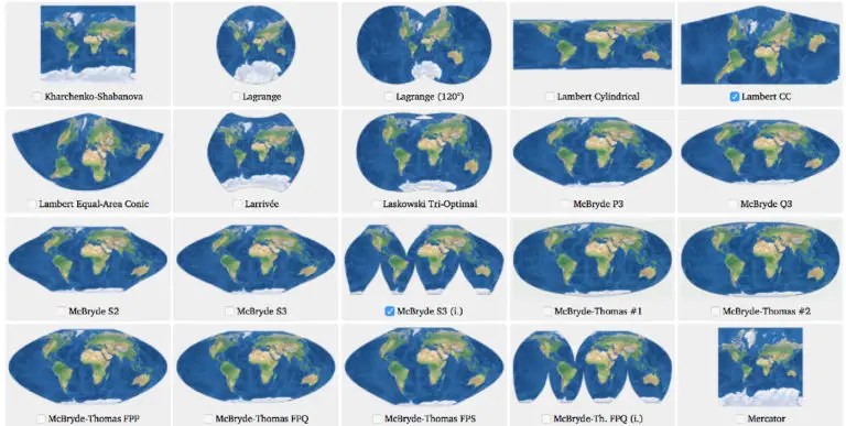 Proyecciones cartográficas