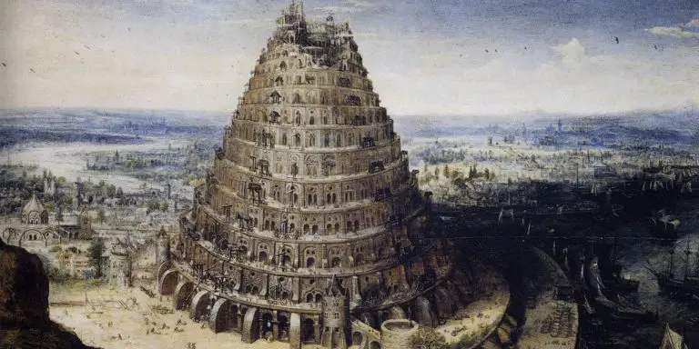 Ilustración de la Torre de Babel.