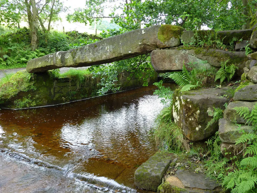 Fotografía del Clam Bridge, el punte más viejo del mundo.