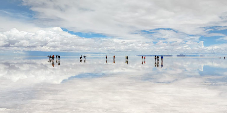 Fotografía del salar de Uyuni.