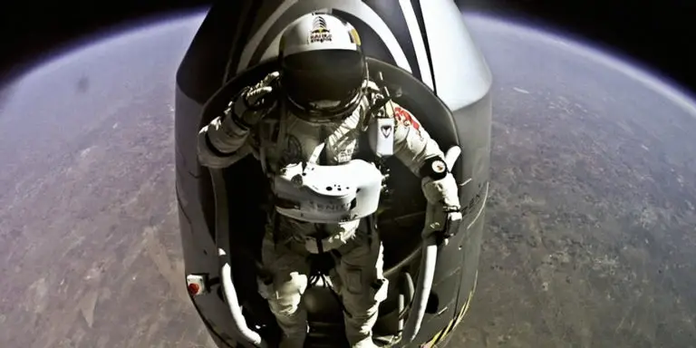 Fotografía de Felix Baumgartner.