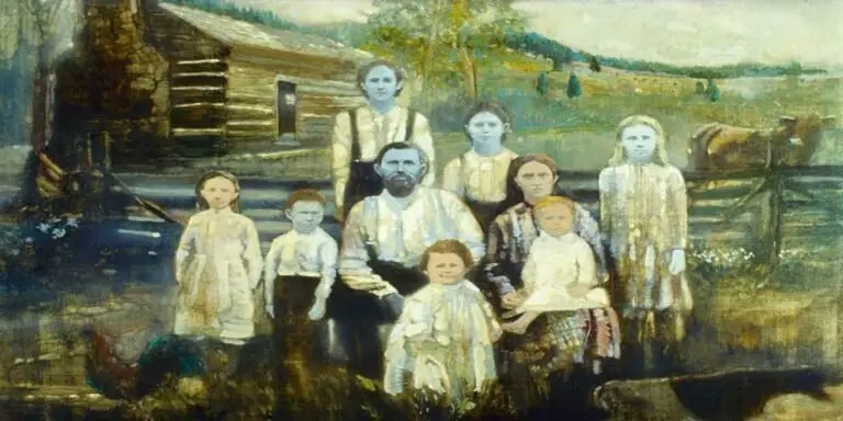 Pintura familiar de la familia Fulgate.