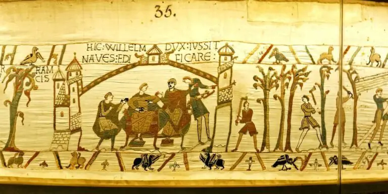 Fragmento número 35 del tapiz de Bayeux.