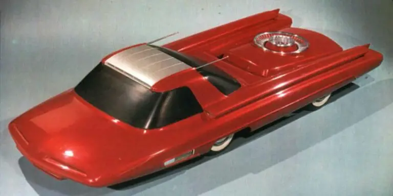 Vista superior de un Ford Nucleon.