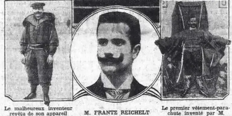 Franz Reichelt, el paracaidista pionero.