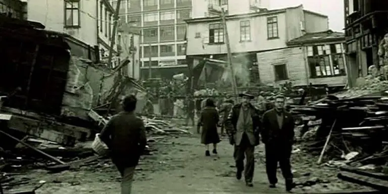 La destrucción del terremoto de Valdivia, el terremoto más fuerte de la Historia.