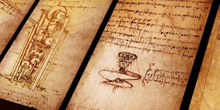 Invenciones del gran genio renacentista Leonardo da Vinci.