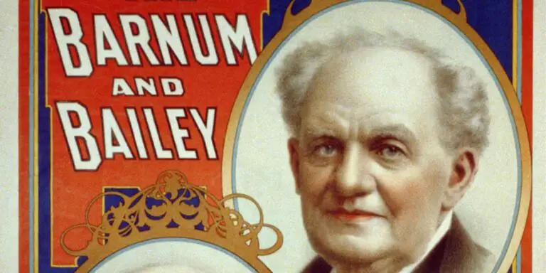 P.T. Barnum, el rey de los mentirosos.