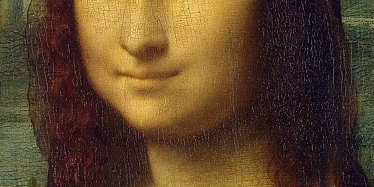 Sonrisa de la Mona Lisa, la obra maestra del gran pintor renacentista Leonardo da Vinci.