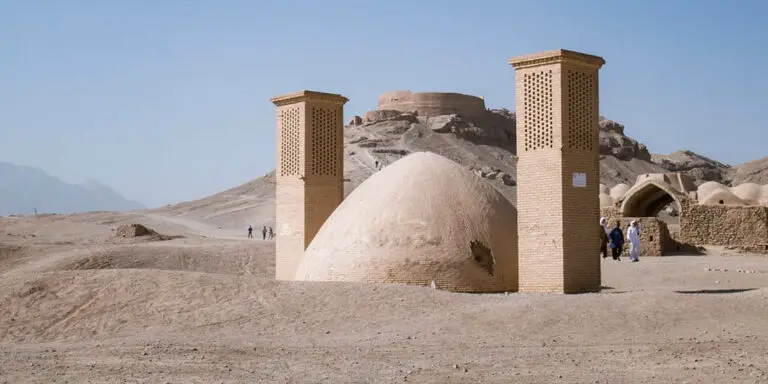 Exterior de un yakhchal, el edificio para hacer hielo persa.