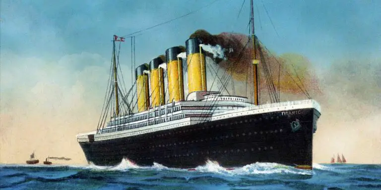 Ilustración del RMS Titanic.